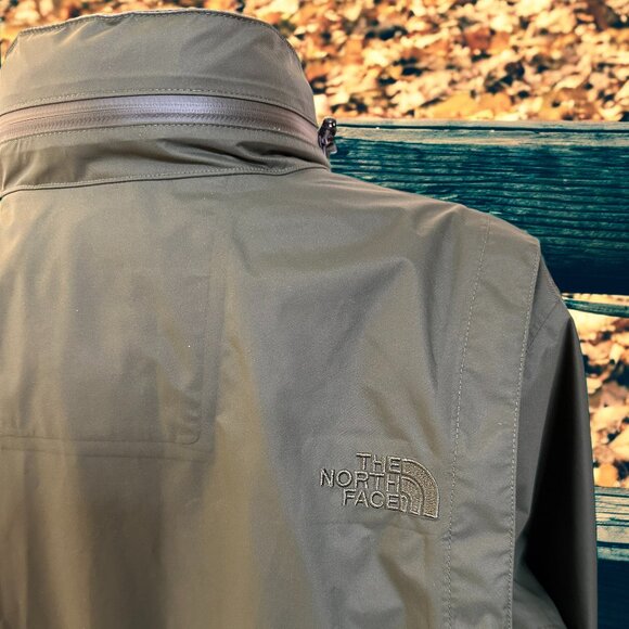 The North Face Mens All Weather Jacket Forest Green New Without Tags Full Zipper - Picture 15 of 15